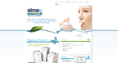 Desktop Screenshot of elmawater.com
